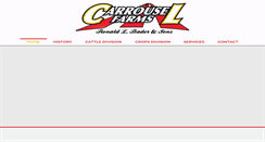 Desktop Screenshot of carrouselfarms.com